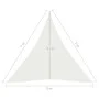 White HDPE sail awning 160 g/m² 5x7x7 m by vidaXL, Umbrellas - Ref: Foro24-311264, Price: 45,98 €, Discount: %