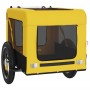 Remolque bicicleta mascotas hierro tela Oxford amarillo negro de vidaXL, Cochecitos para mascotas - Ref: Foro24-93910, Precio...