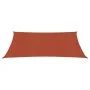 Toldo de vela terracota HDPE 160 g/m² 2x3 m de vidaXL, Sombrillas - Ref: Foro24-311337, Precio: 23,04 €, Descuento: %