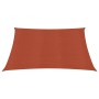 Toldo de vela HDPE terracota 160 g/m² 2,5x3 m de vidaXL, Sombrillas - Ref: Foro24-311342, Precio: 26,23 €, Descuento: %