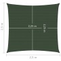 Toldo de vela HDPE verde oscuro 160 g/m² 2,5x2,5 m de vidaXL, Sombrillas - Ref: Foro24-311438, Precio: 24,02 €, Descuento: %