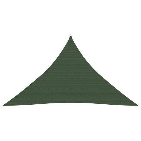 Toldo de vela verde oscuro HDPE 160 g/m² 2,5x2,5x3,5 m de vidaXL, Sombrillas - Ref: Foro24-311471, Precio: 20,19 €, Descuento: %