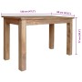 Mesa de comedor de madera maciza de caoba 120x60x77 cm en Mesas de comedor | Comprar online en Foru.es