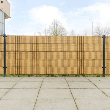 Toldos de balcón 10 uds ratán sintético marrón claro 255x19 cm by vidaXL, fence panels - Ref: Foro24-156317, Price: 47,65 €, ...