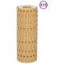 Toldos de balcón 10 uds ratán sintético marrón claro 255x19 cm by vidaXL, fence panels - Ref: Foro24-156317, Price: 47,65 €, ...