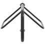Soporte de silla de montura de pared hierro negro de vidaXL, Soportes para sillas de montar - Ref: Foro24-172428, Precio: 60,...