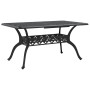 Juego de comedor de jardín 5 piezas aluminio fundido negro de vidaXL, Conjuntos de jardín - Ref: Foro24-3216317, Precio: 966,...
