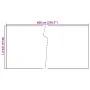 Balkonmarkise aus weißem synthetischem Rattan 600x90 cm von vidaXL, Zaunpaneele - Ref: Foro24-156290, Preis: 55,81 €, Rabatt: %