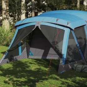 Tienda de campaña con porche 4 personas impermeable azul de vidaXL, Tiendas de campaña - Ref: Foro24-94537, Precio: 217,84 €,...