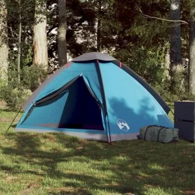 Tienda de campaña iglú para 2 personas impermeable azul de vidaXL, Tiendas de campaña - Ref: Foro24-94760, Precio: 35,32 €, D...