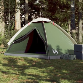 Tienda de campaña iglú para 4 personas impermeable verde de vidaXL, Tiendas de campaña - Ref: Foro24-94762, Precio: 49,45 €, ...