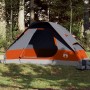 Tienda familiar con cúpula impermeable 6 personas gris naranja de vidaXL, Tiendas de campaña - Ref: Foro24-94783, Precio: 116...