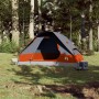 Tienda familiar con cúpula impermeable 6 personas gris naranja de vidaXL, Tiendas de campaña - Ref: Foro24-94783, Precio: 116...