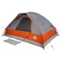 Tienda familiar con cúpula impermeable 6 personas gris naranja de vidaXL, Tiendas de campaña - Ref: Foro24-94783, Precio: 116...