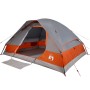 Tienda familiar con cúpula impermeable 6 personas gris naranja de vidaXL, Tiendas de campaña - Ref: Foro24-94783, Precio: 116...