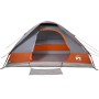 Tienda familiar con cúpula impermeable 6 personas gris naranja de vidaXL, Tiendas de campaña - Ref: Foro24-94783, Precio: 116...