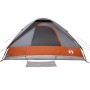 Tienda familiar con cúpula impermeable 6 personas gris naranja de vidaXL, Tiendas de campaña - Ref: Foro24-94783, Precio: 116...