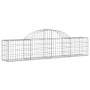 Cestas de gaviones 11 uds forma de arco hierro 200x30x40/60 cm de vidaXL, Maceteros y jardineras - Ref: Foro24-3146056, Preci...
