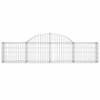 Cestas de gaviones 11 uds forma de arco hierro 200x30x40/60 cm de vidaXL, Maceteros y jardineras - Ref: Foro24-3146056, Preci...