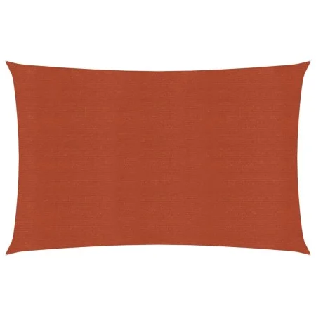 Toldo de vela HDPE terracota 160 g/m² 6x7 m de vidaXL, Sombrillas - Ref: Foro24-311359, Precio: 76,63 €, Descuento: %