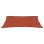 Toldo de vela HDPE terracota 160 g/m² 6x7 m de vidaXL, Sombrillas - Ref: Foro24-311359, Precio: 76,63 €, Descuento: %