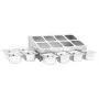 Soporte bandeja Gastronorm con 8 bandejas 1/6 acero inoxidable de vidaXL, Contenedores para utensilios de cocina - Ref: Foro2...