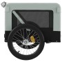 Remolque de bicicleta mascotas hierro tela Oxford gris negro de vidaXL, Cochecitos para mascotas - Ref: Foro24-93923, Precio:...