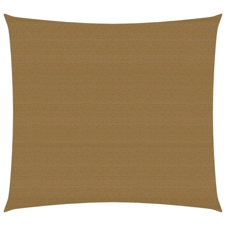 Toldo de vela HDPE gris taupe 160 g/m² 4x4 m de vidaXL, Sombrillas - Ref: Foro24-311386, Precio: 40,03 €, Descuento: %
