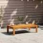 Mesa de jardín madera maciza de acacia 100x50x27 cm de vidaXL, Sofás modulares de exterior - Ref: Foro24-367620, Precio: 77,6...