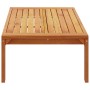 Mesa de jardín madera maciza de acacia 100x50x27 cm de vidaXL, Sofás modulares de exterior - Ref: Foro24-367620, Precio: 76,1...