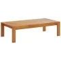 Mesa de jardín madera maciza de acacia 100x50x27 cm de vidaXL, Sofás modulares de exterior - Ref: Foro24-367620, Precio: 77,6...