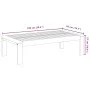 Mesa de jardín madera maciza de acacia 100x50x27 cm de vidaXL, Sofás modulares de exterior - Ref: Foro24-367620, Precio: 77,6...