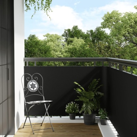 Toldo para balcón ratán sintético negro 300x90 cm de vidaXL, Paneles de vallas - Ref: Foro24-156296, Precio: 36,78 €, Descuen...