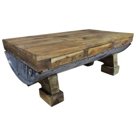 Mesa de centro madera reciclada mixta 90x50x35 cm en Mesas de centro | Comprar online en Foru.es