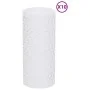 Balkonmarkisen 10 Stück weißes synthetisches Rattan 255x19 cm von vidaXL, Zaunpaneele - Ref: Foro24-156313, Preis: 47,64 €, R...