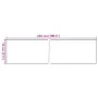 Balkonmarkisen 10 Stück weißes synthetisches Rattan 255x19 cm von vidaXL, Zaunpaneele - Ref: Foro24-156313, Preis: 47,64 €, R...