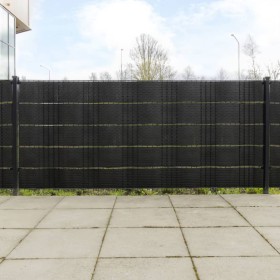 Toldos para balcón 5 uds ratán sintético negro 255x19 cm de vidaXL, Paneles de vallas - Ref: Foro24-156318, Precio: 27,44 €, ...