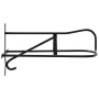 Soporte de silla de montura de pared hierro negro de vidaXL, Soportes para sillas de montar - Ref: Foro24-172427, Precio: 36,...