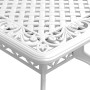 Juego de comedor de jardín 5 piezas aluminio fundido blanco de vidaXL, Conjuntos de jardín - Ref: Foro24-3216318, Precio: 1,0...