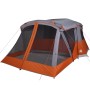 Tienda de campaña con porche 4 personas impermeable naranja de vidaXL, Tiendas de campaña - Ref: Foro24-94538, Precio: 231,74...