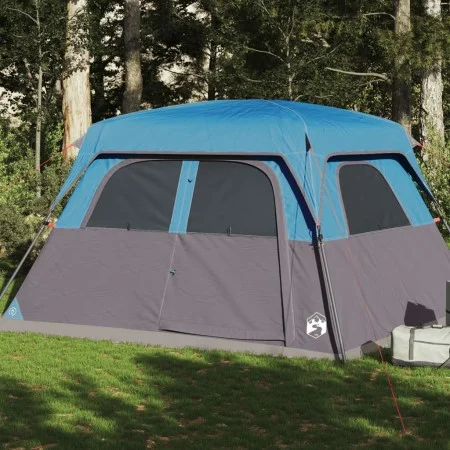 Tienda de campaña familiar para 6 personas impermeable azul de vidaXL, Tiendas de campaña - Ref: Foro24-94546, Precio: 170,51...