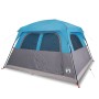 Tienda de campaña familiar para 6 personas impermeable azul de vidaXL, Tiendas de campaña - Ref: Foro24-94546, Precio: 166,71...