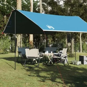 Lona de camping impermeable azul 430x380x210 cm de vidaXL, Tiendas de campaña - Ref: Foro24-94680, Precio: 53,35 €, Descuento: %