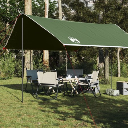 Lona de camping impermeable verde 430x380x210 cm de vidaXL, Tiendas de campaña - Ref: Foro24-94682, Precio: 59,60 €, Descuent...