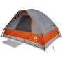 Tienda de campaña iglú para 4 personas impermeable gris naranja de vidaXL, Tiendas de campaña - Ref: Foro24-94779, Precio: 83...