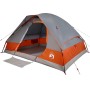 Tienda de campaña iglú para 4 personas impermeable gris naranja de vidaXL, Tiendas de campaña - Ref: Foro24-94779, Precio: 83...