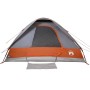 Tienda de campaña iglú para 4 personas impermeable gris naranja de vidaXL, Tiendas de campaña - Ref: Foro24-94779, Precio: 83...