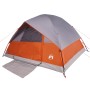 Tienda familiar con cúpula para 6 personas impermeable naranja de vidaXL, Tiendas de campaña - Ref: Foro24-94705, Precio: 113...