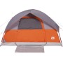 Tienda familiar con cúpula para 6 personas impermeable naranja de vidaXL, Tiendas de campaña - Ref: Foro24-94705, Precio: 113...