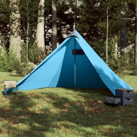Tienda de campaña familiar tipi 7 personas impermeable azul de vidaXL, Tiendas de campaña - Ref: Foro24-94711, Precio: 49,15 ...